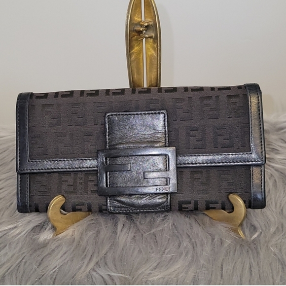 Fendi Zucca Long Black wallet - Picture 12 of 13